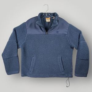 Timberland Outdoor Deep Pile 1/4 Zip Pullover Fleece Sweater Jacket Men's XL